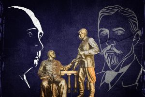 بونين وبوتين وبينهما لينين وستالين
