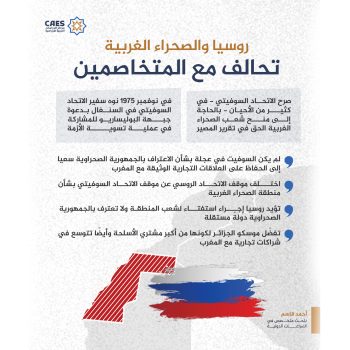 روسيا والصحراء الغربية تحالف مع التخاصمين