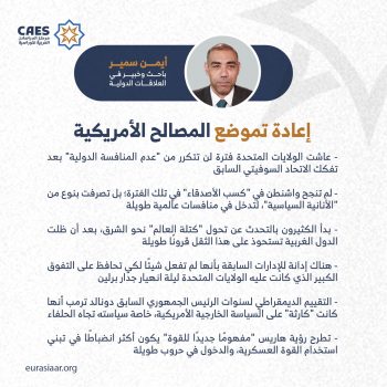 إعادة تموضع المصالح الأمريكية