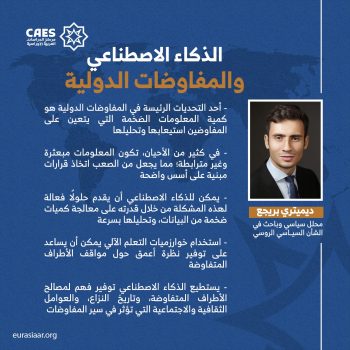 الذكاء الاصطناعي والمفاوضات الدولية