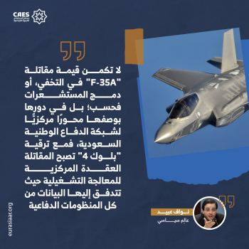 مقاتلة “F-35A” ترقية لشبكة الدفاع الوطنية السعودية 1-3