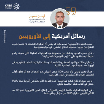 رسائل أمريكية إلى الأوروبيين