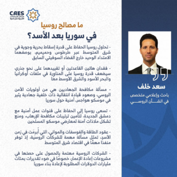ما مصالح روسيا في سوريا بعد الأسد؟