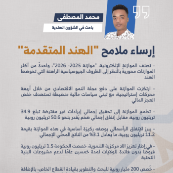 إرساء ملامح الهند المتقدمة