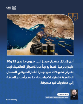 من أزمة هرمز إلى الممرات البرية.. تحولات استراتيجية في الشرق الأوسط 1-2